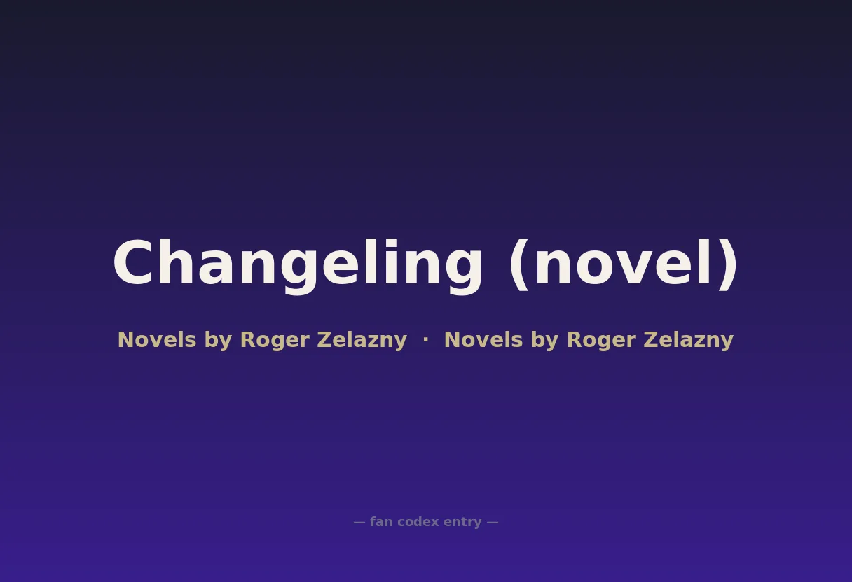 Changeling (novel)